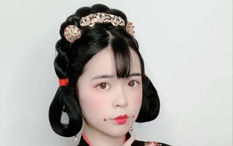 汉服发型教程 | 唐仕女风发型