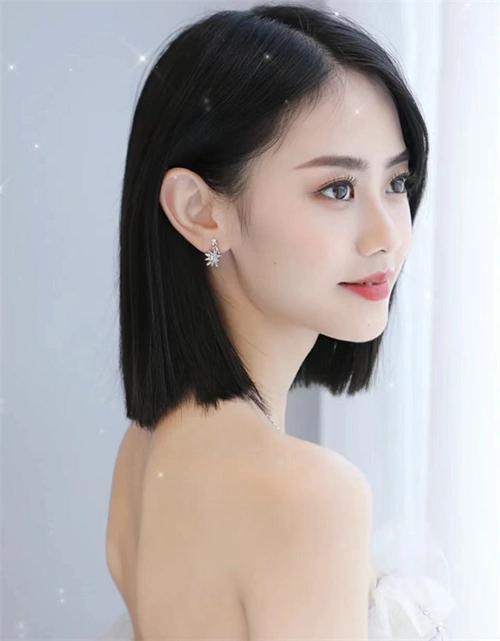 干练利落一刀切 个性女生短直发_直发发型 - 美发站