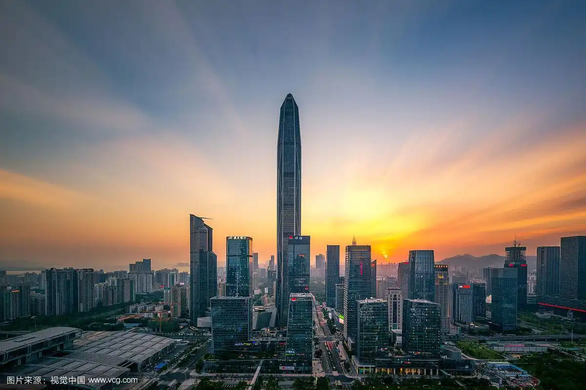 深圳平安金融中心日落-3