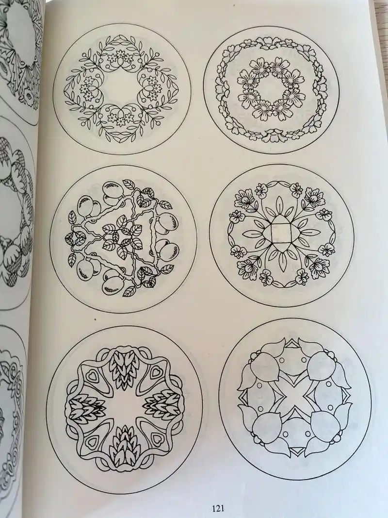 圆形图案设计——植物篇 第三弹!