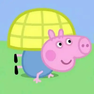 小猪乔治头像可爱图片小猪佩奇情侣头像一对