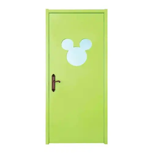 订制幼儿园教室彩色工程木门培训复合门室内儿童卡通房间木门厂家