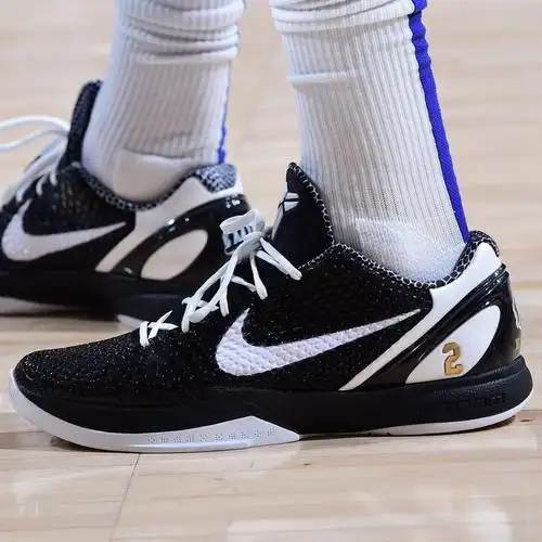 nikekobegigi科比zk6曼巴基金会黑白篮球球鞋篮球鞋