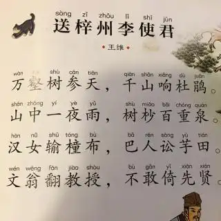 《送梓州李使君》作者:王维