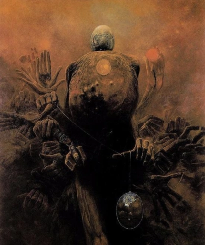 他遭遇车祸昏迷90多天醒后画出诡异油画网友越看越可怕