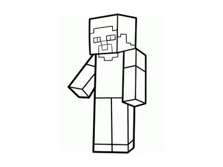笔画图片步骤我的世界简笔画数him简笔画简单又好看我的世界him简笔画