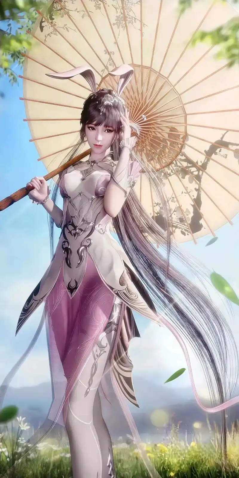 斗罗大陆最美小舞全面屏手机壁纸