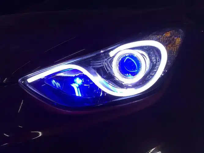 现代朗动车灯升级大灯改装gtr双光透镜套装-欧浦光车灯_搜狐汽车_搜狐