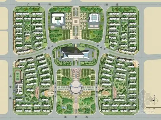 [安徽]办公区规划及单体设计方案文本