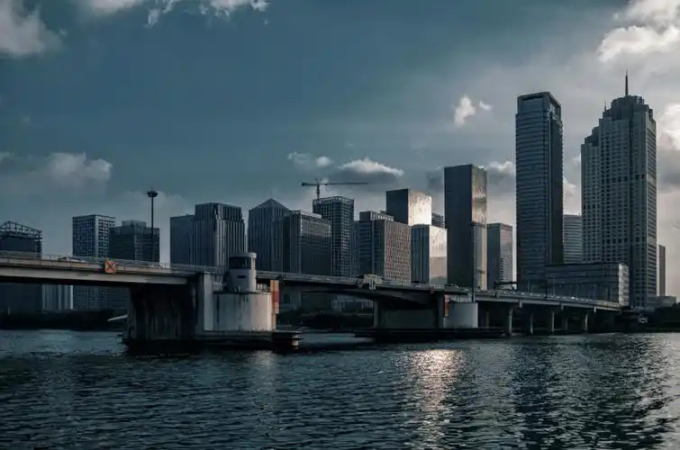 冷淡风的高楼大厦这里是天津