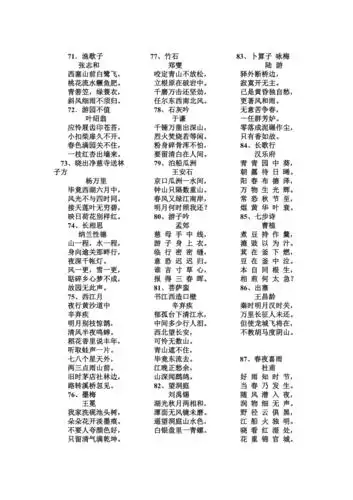 小学生必背古诗100首