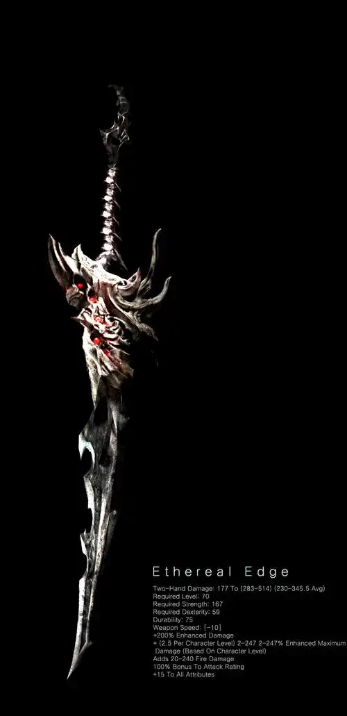 [已过时][snm-11546][双手大剑]精品【暗黑破坏神:永恒边界 ethereal