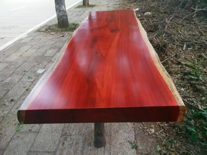 非洲红花梨大板实木大班桌原木茶台红木家具餐桌仿古雕刻大板书.