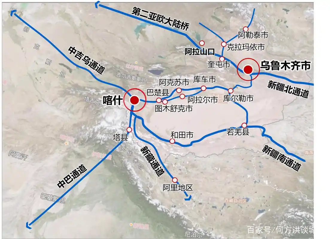 关于新疆铁路环线串联城市情况及推动城市发展研究