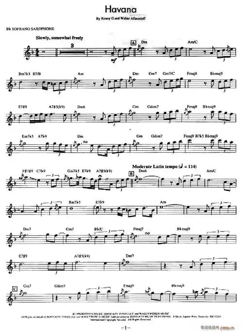 havana简谱_havana六字歌谱曲谱_六字歌谱_818简谱曲谱网