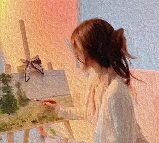 好看头像图片女生油画 女生头像图片大全 -【爱个性】