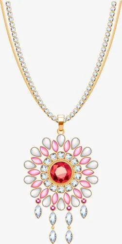 红宝石项链-装饰图案免抠素材-社稷网免抠元素图片