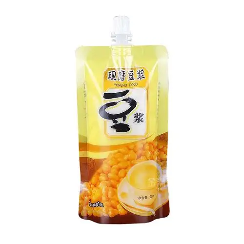 特惠250ml现磨豆浆吸嘴自立包装袋早餐专用外卖饮料包装