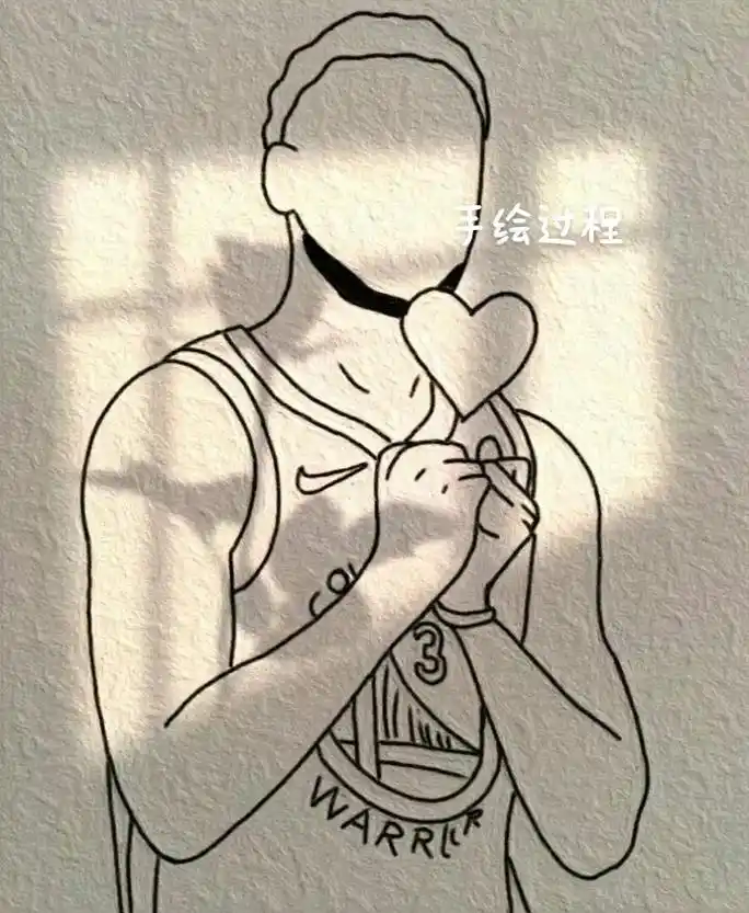 斯蒂芬库里 #手绘简笔画#nba斯蒂芬库里 @抖 - 抖音