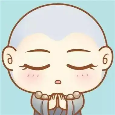 静心禅意小和尚头像图片