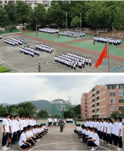 新征程新挑战新希望阳山1677名高一学子同上军训第一课