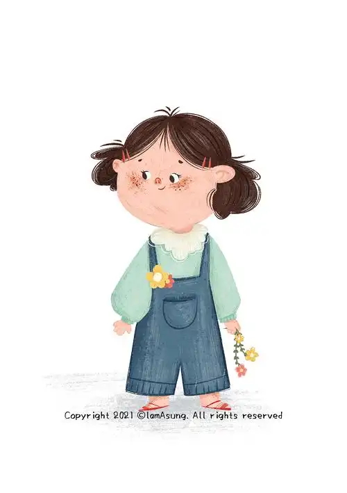 日常插画 | 无忧无虑的孩童