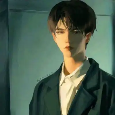 动漫男头像帅气高冷温柔治愈男生头像动漫冷酷侧脸高级感十足