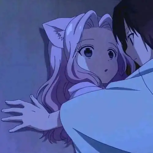 情侣头像单身狗直呼不敢看超甜的动漫壁咚情侣头像