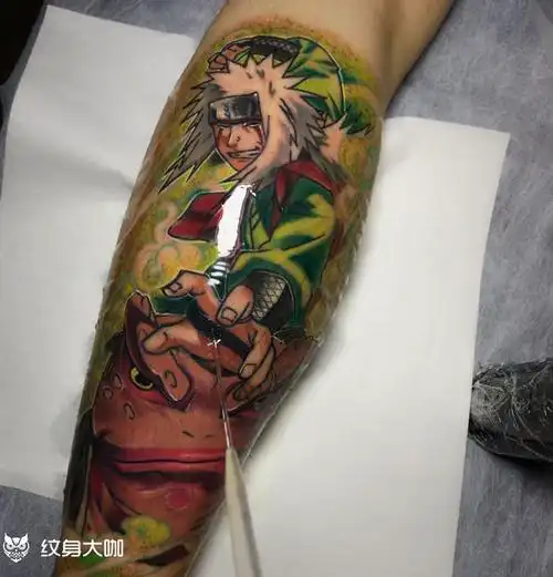 游龙当归海,海不迎我自来也_纹身图案手稿图片_刘威的纹身作品集