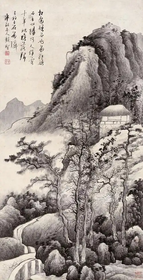 清代龚贤山水畵选 - 画家阿立 - 桑岭山人