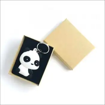 成都熊猫纪念品 成都熊猫基地钥匙扣软胶包包挂件国风挂饰友人礼物文
