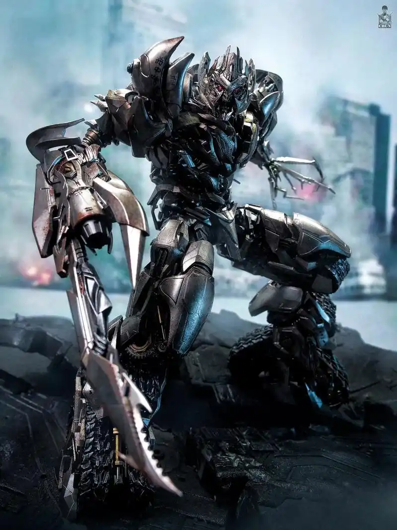 模型欣赏:threezero dlx 变形金刚2 坦克威震天,与擎天柱相爱相杀,by