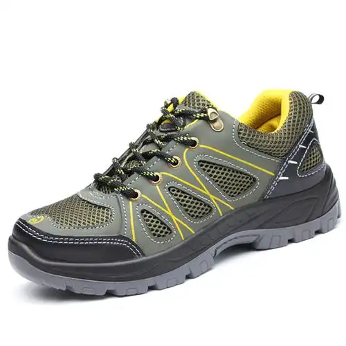 劳保鞋男士钢包头防砸防刺穿安全夏季透气防臭耐磨休闲轻便工作鞋