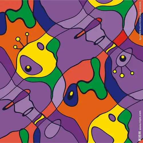 抽象画矢量图下载图片