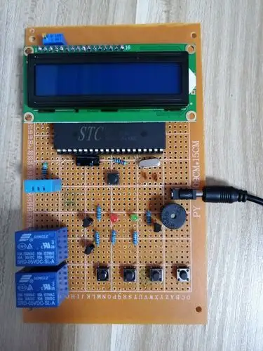 单片机洞洞板实物制作分享