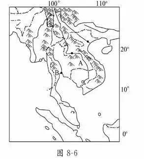 读东南亚地区图,结合有关知识回答下列问题.