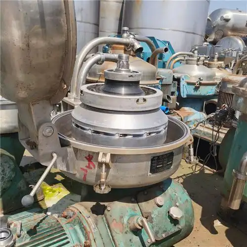 回收二手动物油植物油三相分离碟式离心机二手碟片离心机