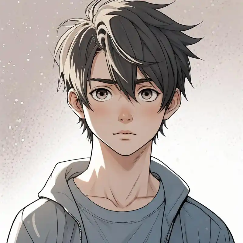 呆萌动漫男生头像99太可爱了吧