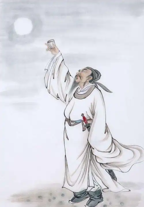 其它 【201502解瑾瑜】谪仙人——李白 写美篇         李白长什么