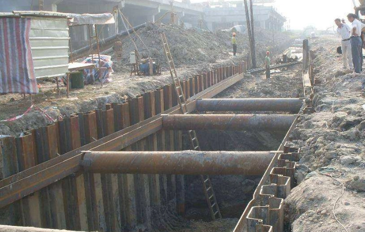 排桩支护结构分类 排桩支护的布置形式