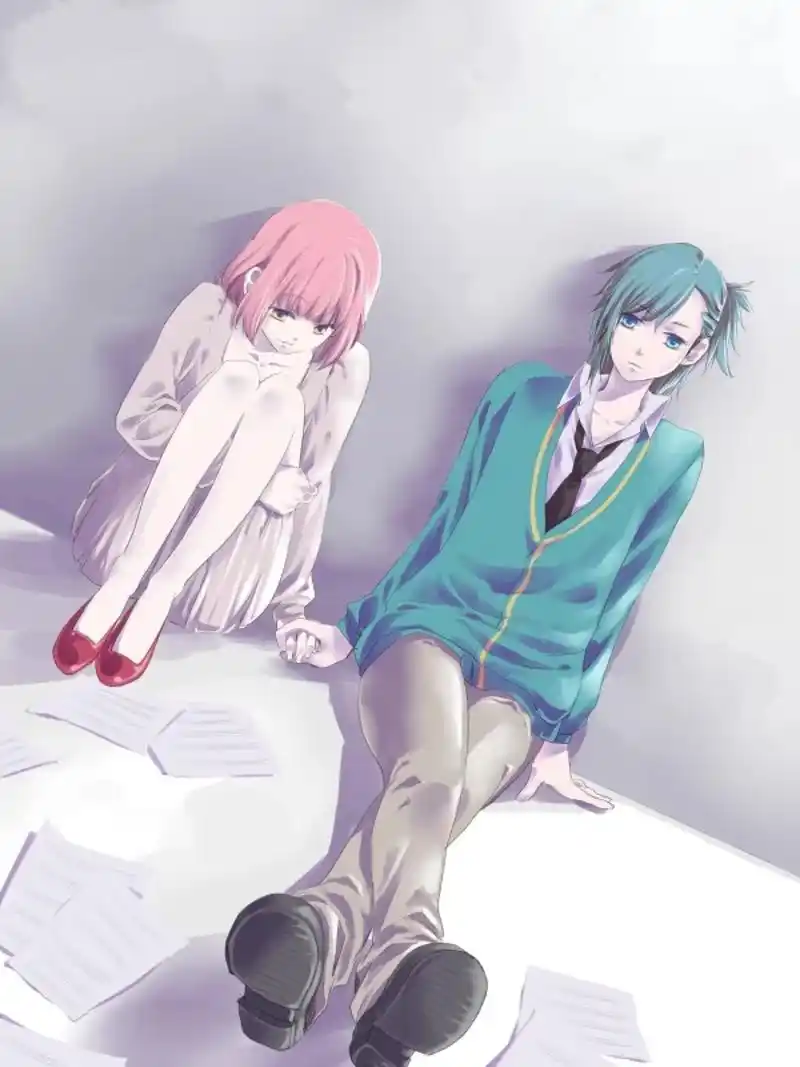 情侣恋人动漫 靠墙