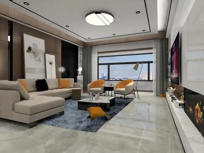 浅灰色地砖应如何搭配客厅家具? - 知乎