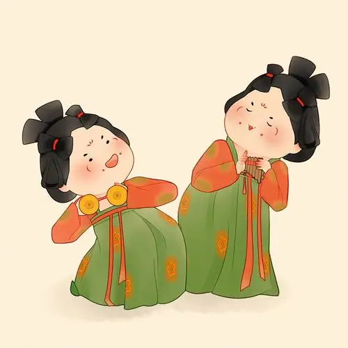 唐宫夜宴|插画|儿童插画|非鱼君_原创作品-站酷(zcool)