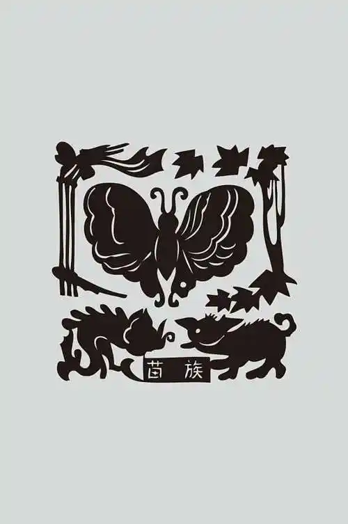 苗族民族装饰图案矢量素材