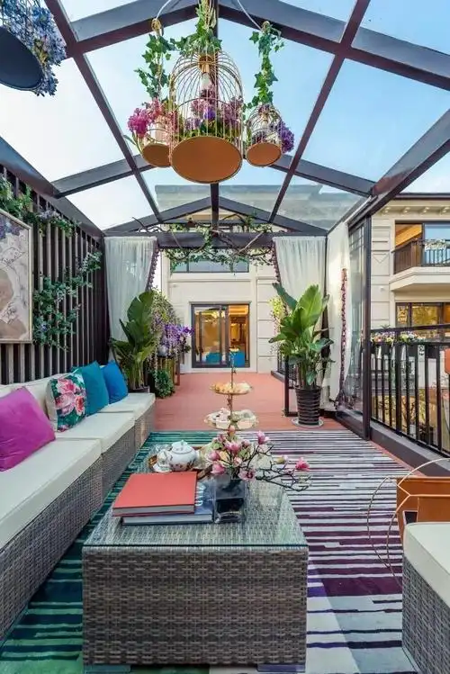 玩转露台:11个露台阳光房设计,快把露台封起来,就能多出一间房