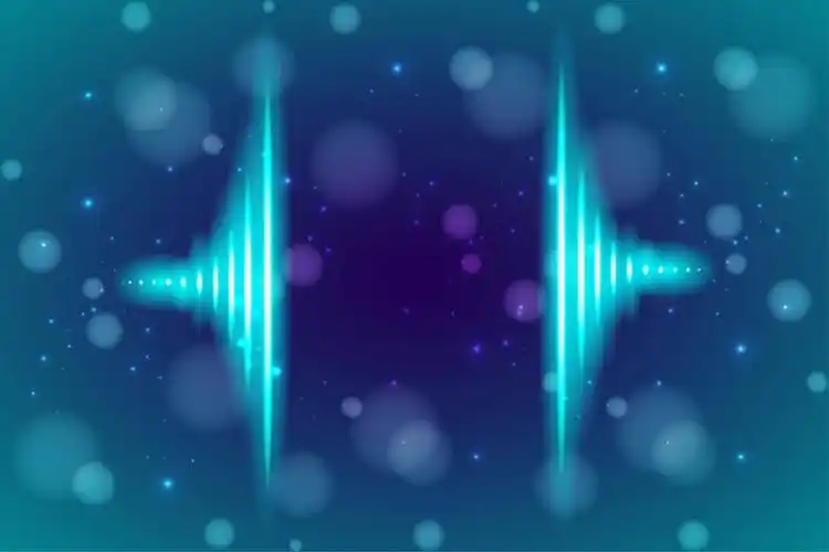 蓝色音乐音频背景矢量素材免抠素材免费下载_觅元素51yuansu.com