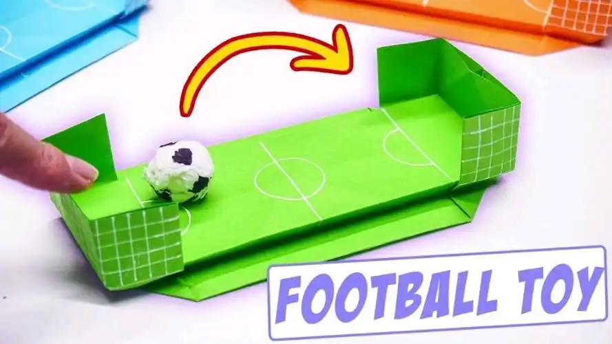 足球折纸教学,好玩有趣的折纸,小朋友都喜欢的折纸,幼儿折纸教学