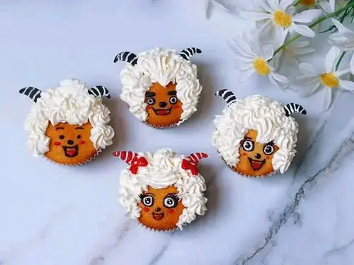 喜羊羊奶油杯蛋糕