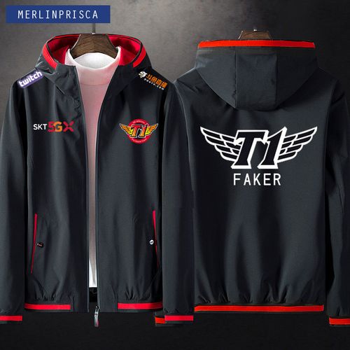merlinprisca旗舰店的优惠券大全—lol上衣skt t1战队队服比赛服faker