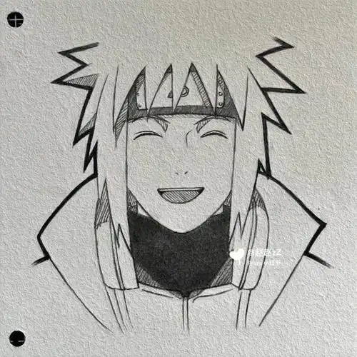 简笔画  #画画  #火影忍者  #手绘  #波风水门